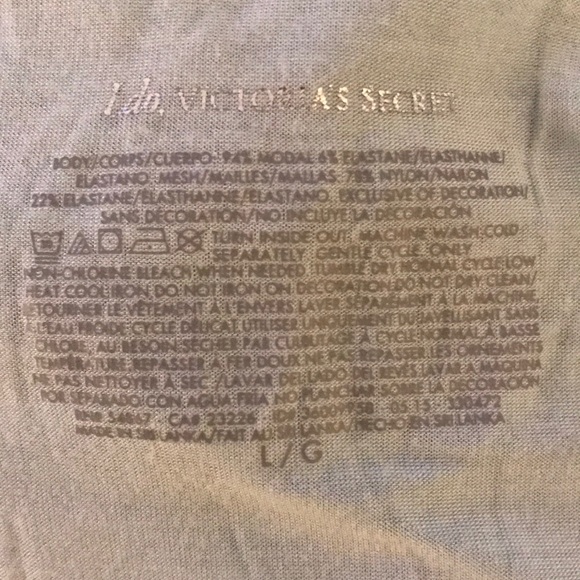 Victoria’s Secret Light Blue “Tied the Knot” Tank - Picture 7 of 7